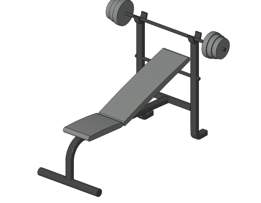 Banco de supino inclinado