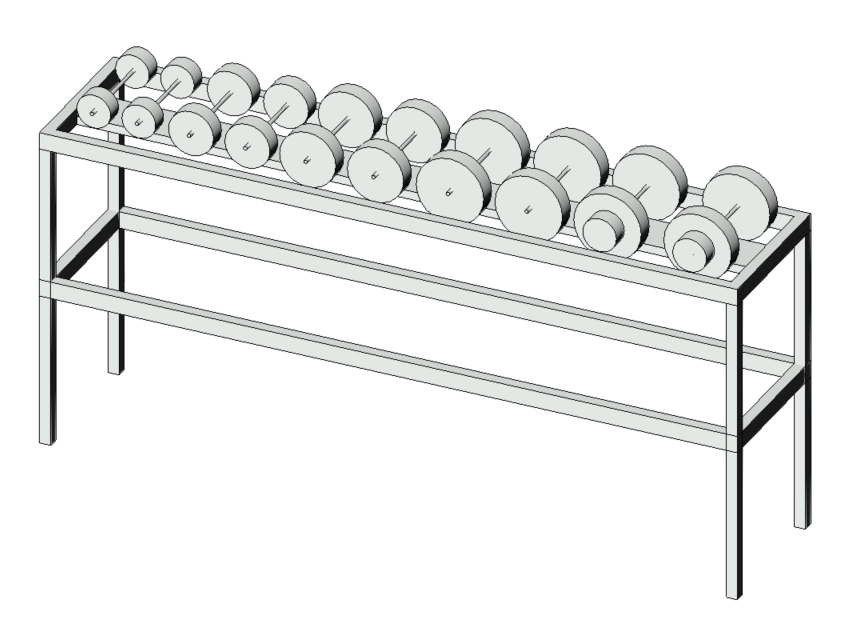 Suporte de Halteres: