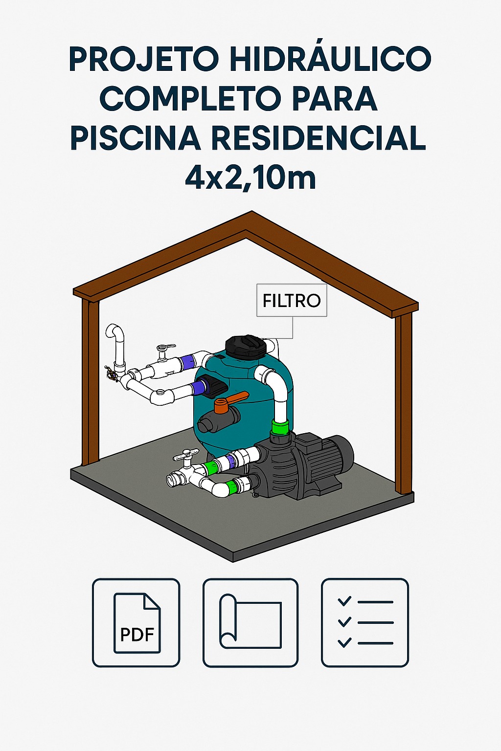 PROJETO HIDRAULICO DE PISCIANA